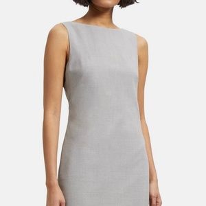 Theory Sevona wool dress in gray